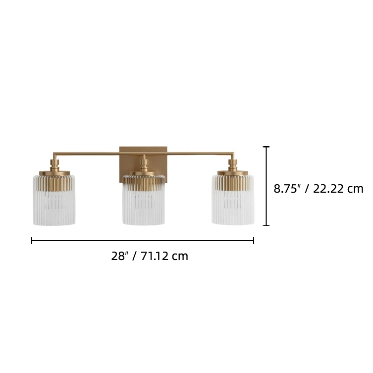 Lirra wall light dimension diagram
