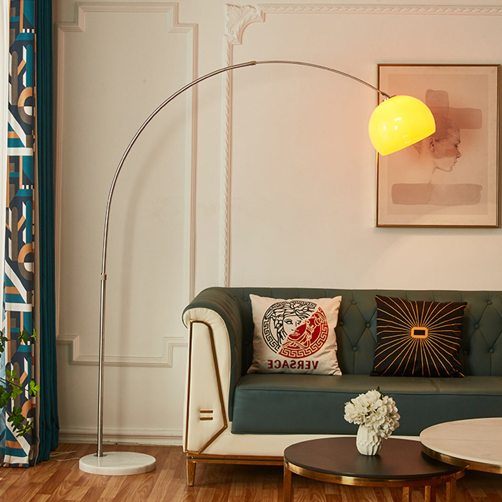 Minimalist Arched Floor Lamp Fishing Long Standing Light