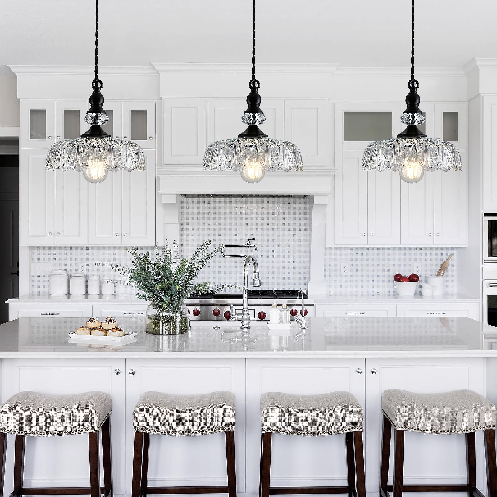15 The Best Transform Your Kitchen with Mini Pendant Lights