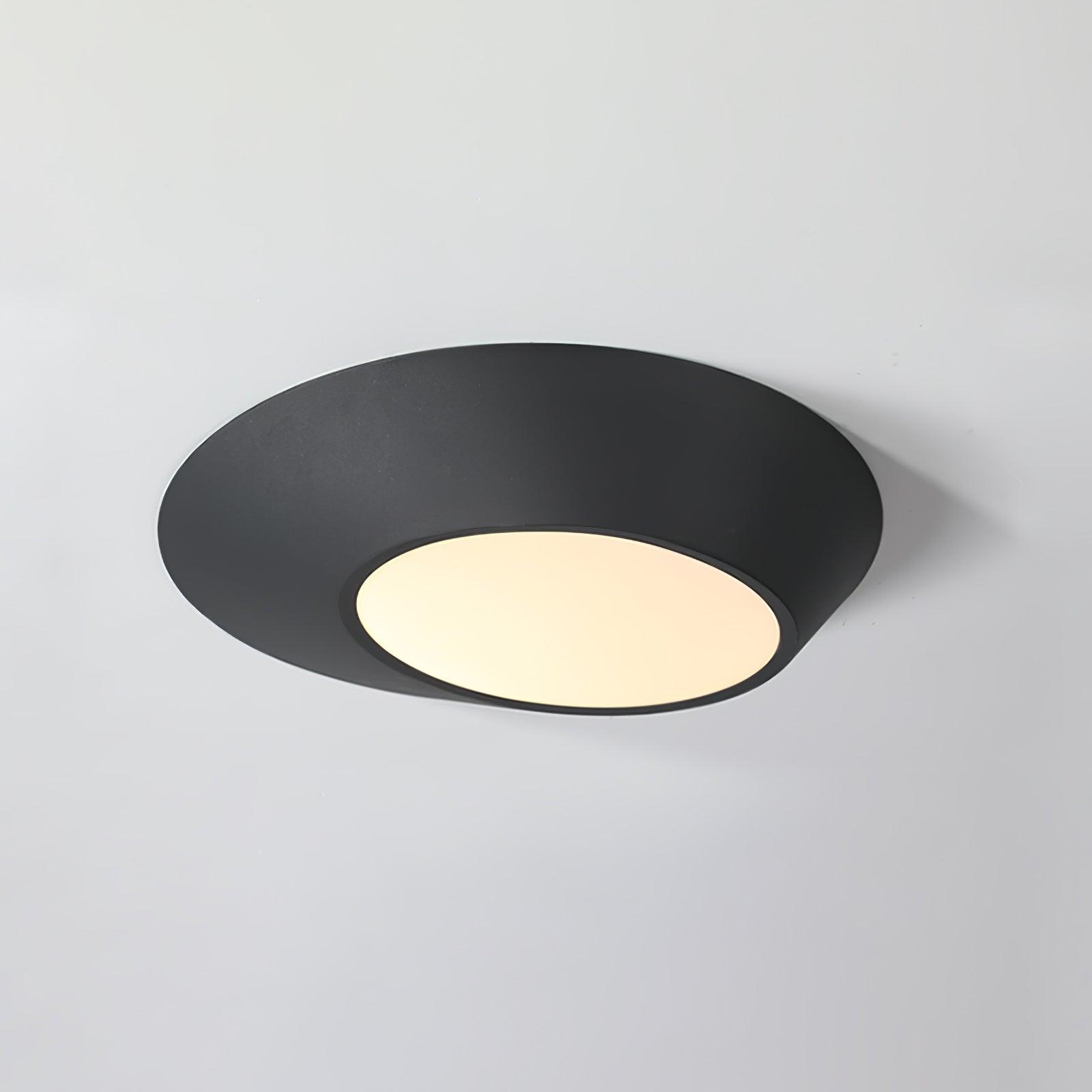 Flush mount light on angled ceiling hotsell