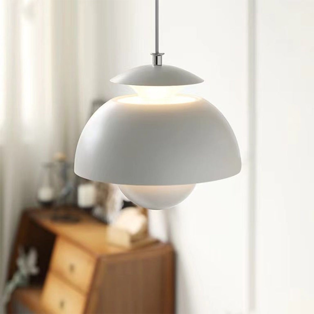 Macaron Flower Bud Metal Pendant Lamp S33