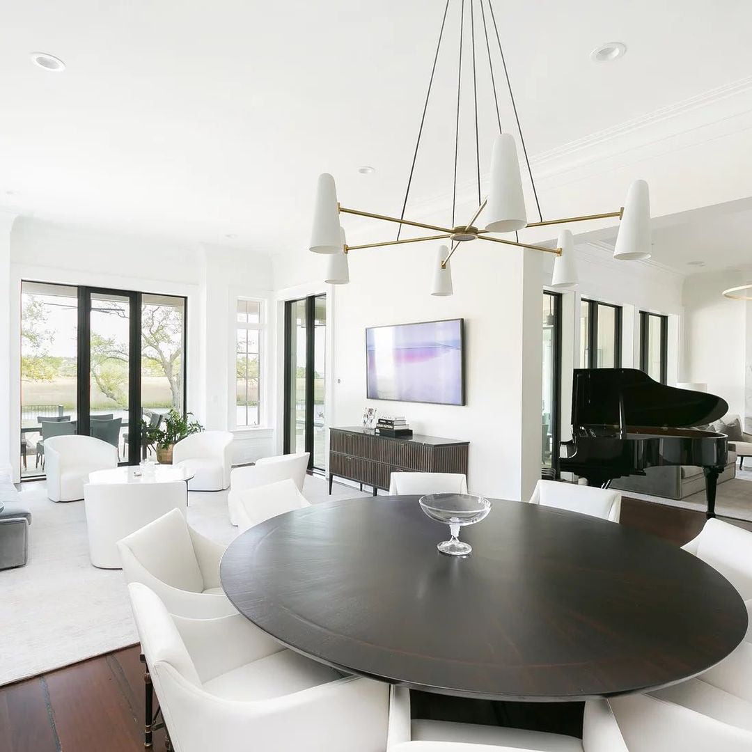 Montfaucon Chandelier in dining room