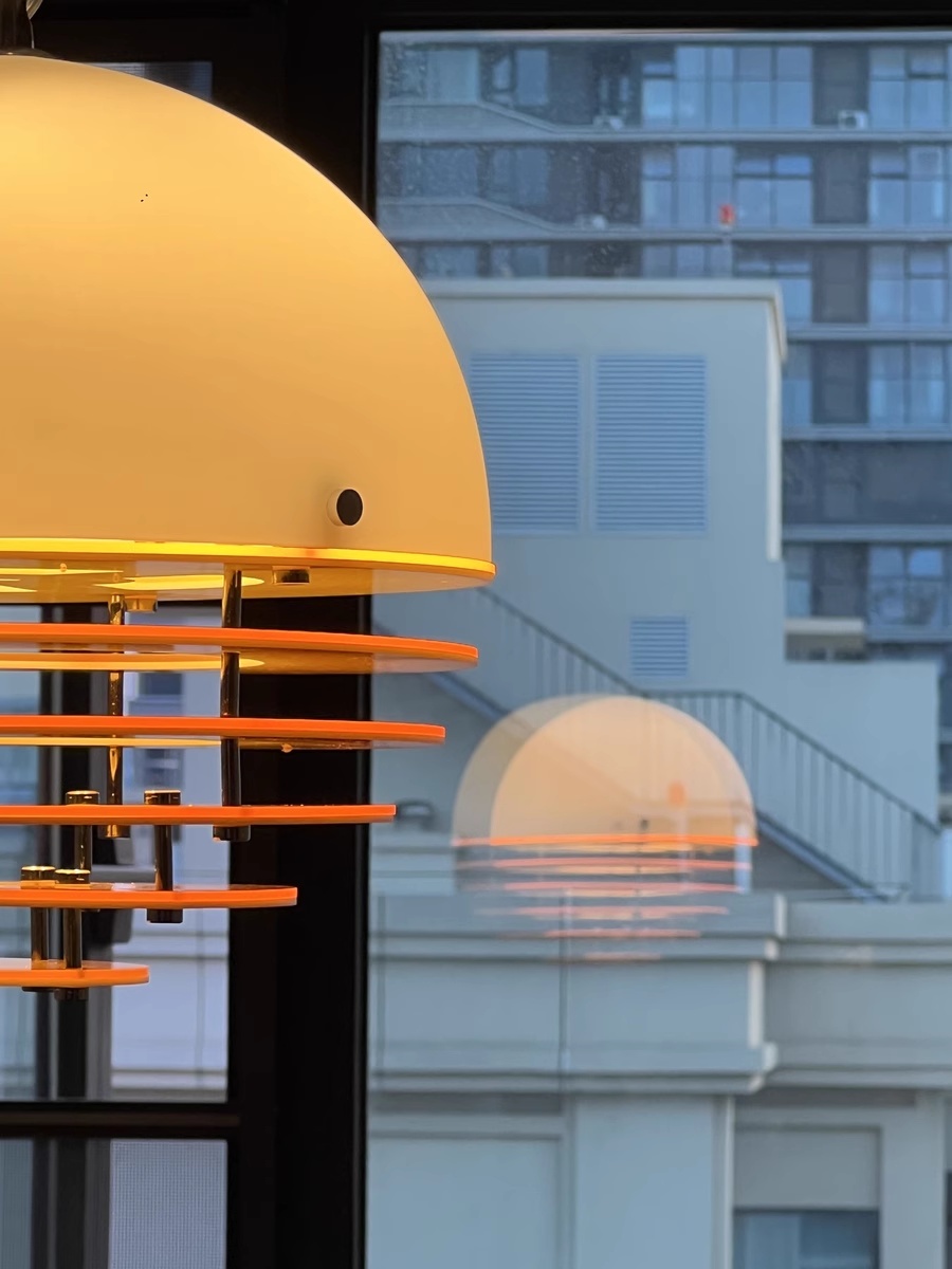 Customer close-up photo of the Sunset Pendant Light