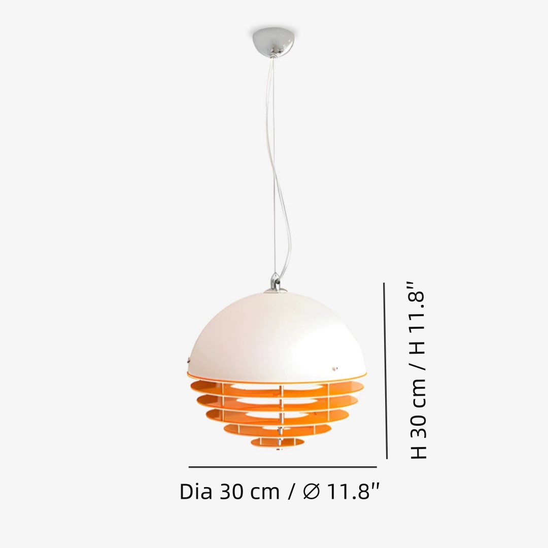 Sunset Pendant Light dimensions diagram