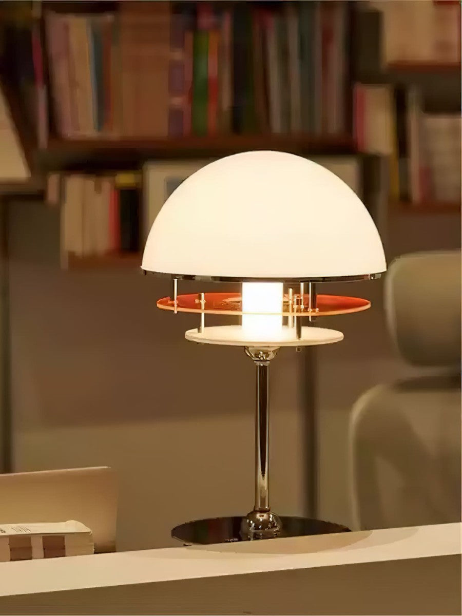 バウハウスヴィンテージスタイルアクリルサンセットテーブルランプ