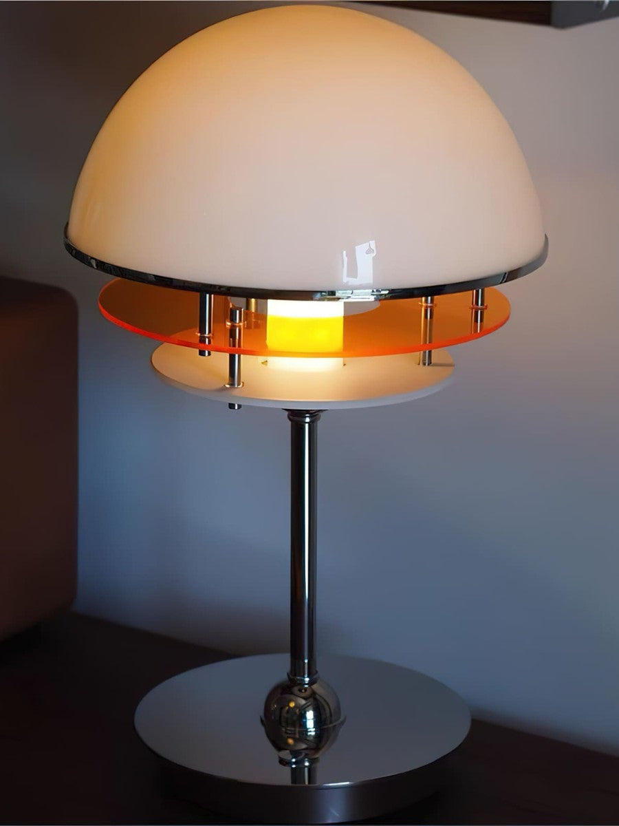 バウハウス50‘s industrial table rampアーム式照明ドイツ バウハウスヴィンテージスタイルアクリルサンセットテーブルランプ