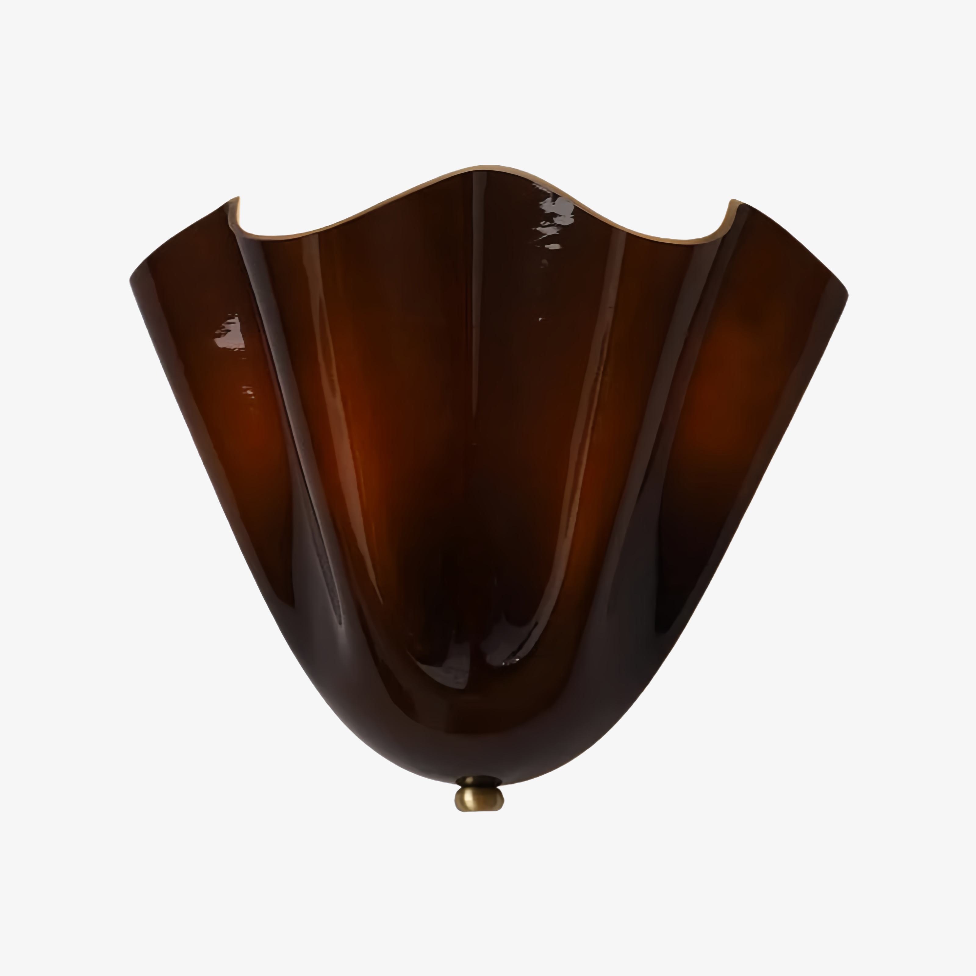 Bellina Modern Hand Blown Glass Wall Light - Minimalist Accent Lighting for Living Room