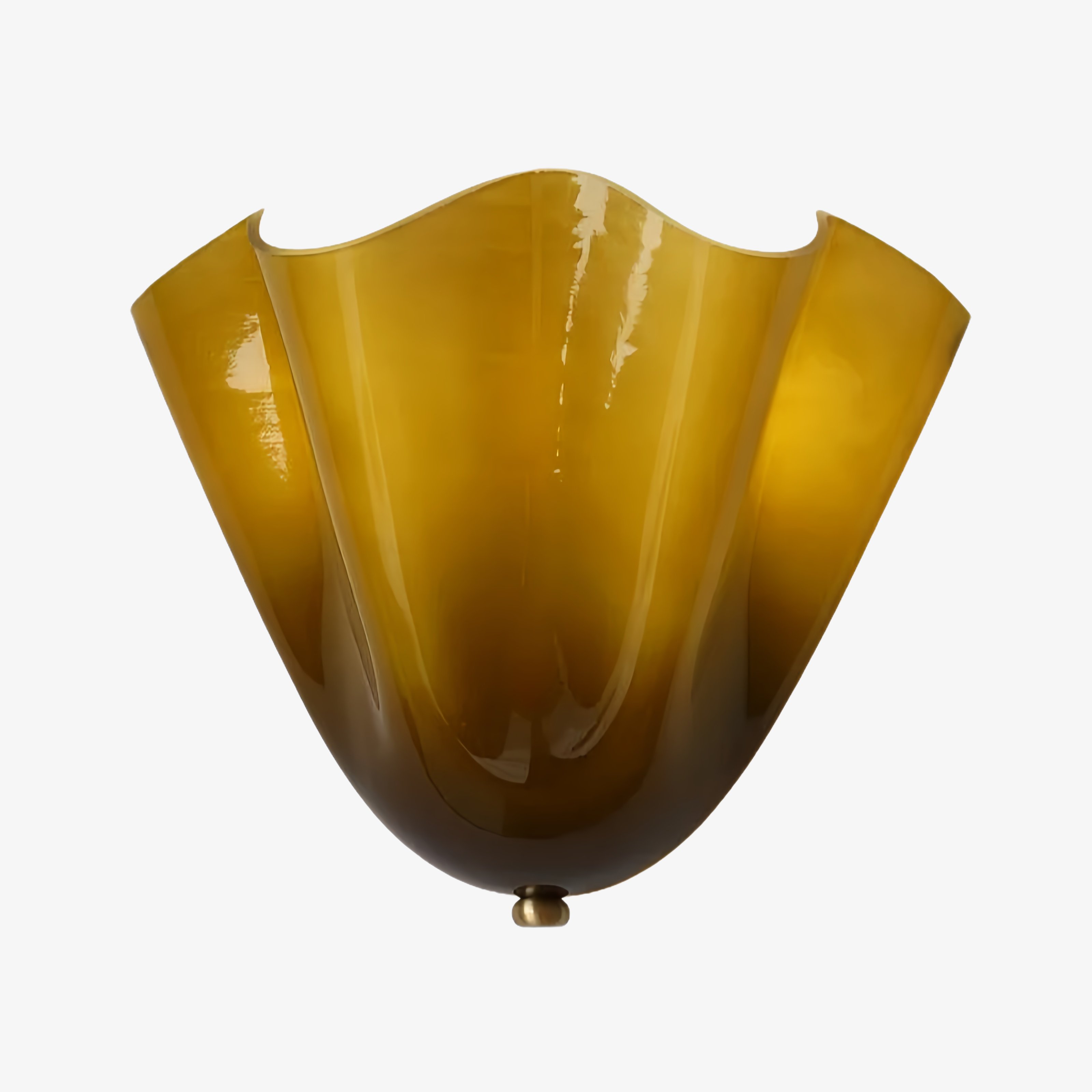 Bellina Modern Hand Blown Glass Wall Light - Minimalist Accent Lighting for Living Room