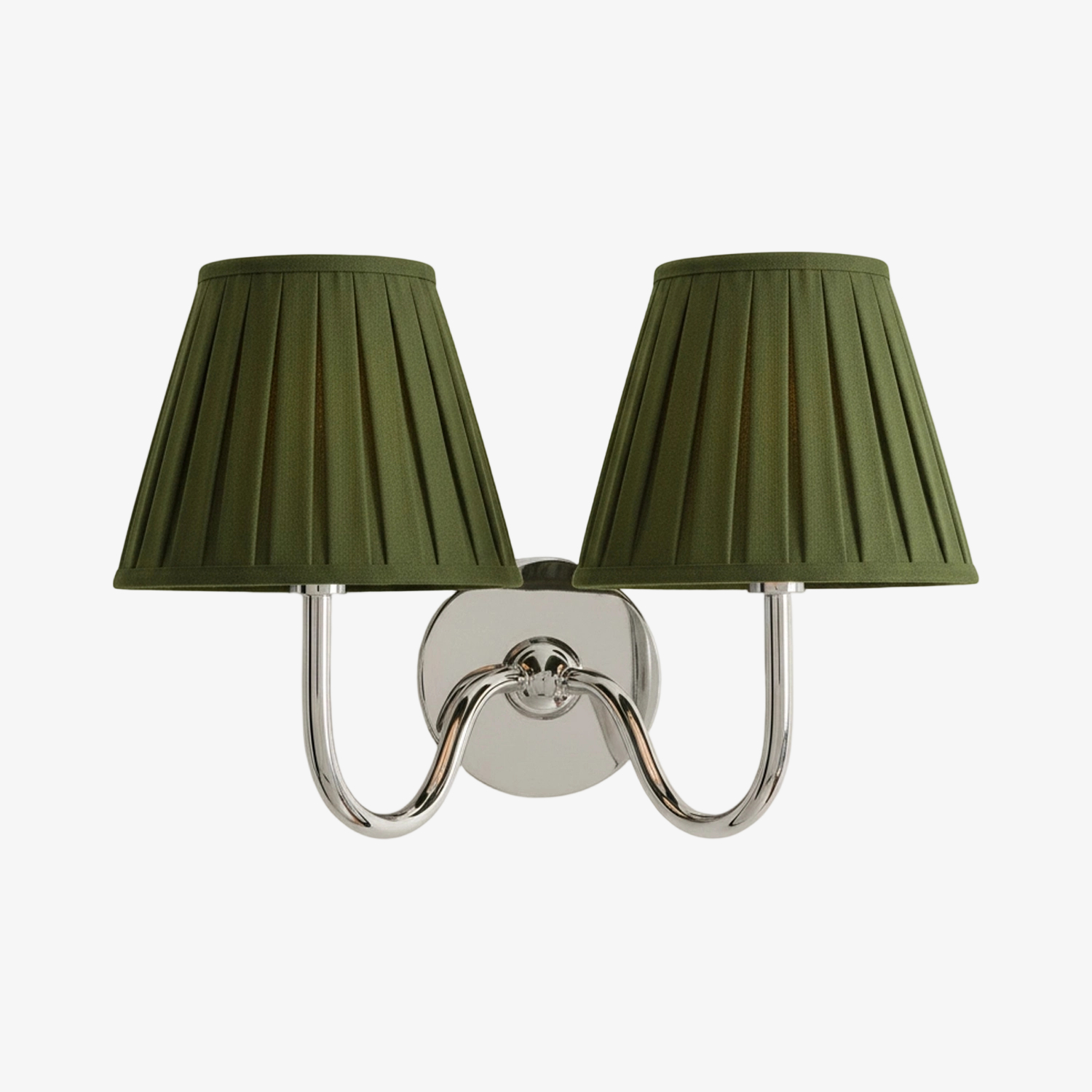 Pleated shade lamp detail