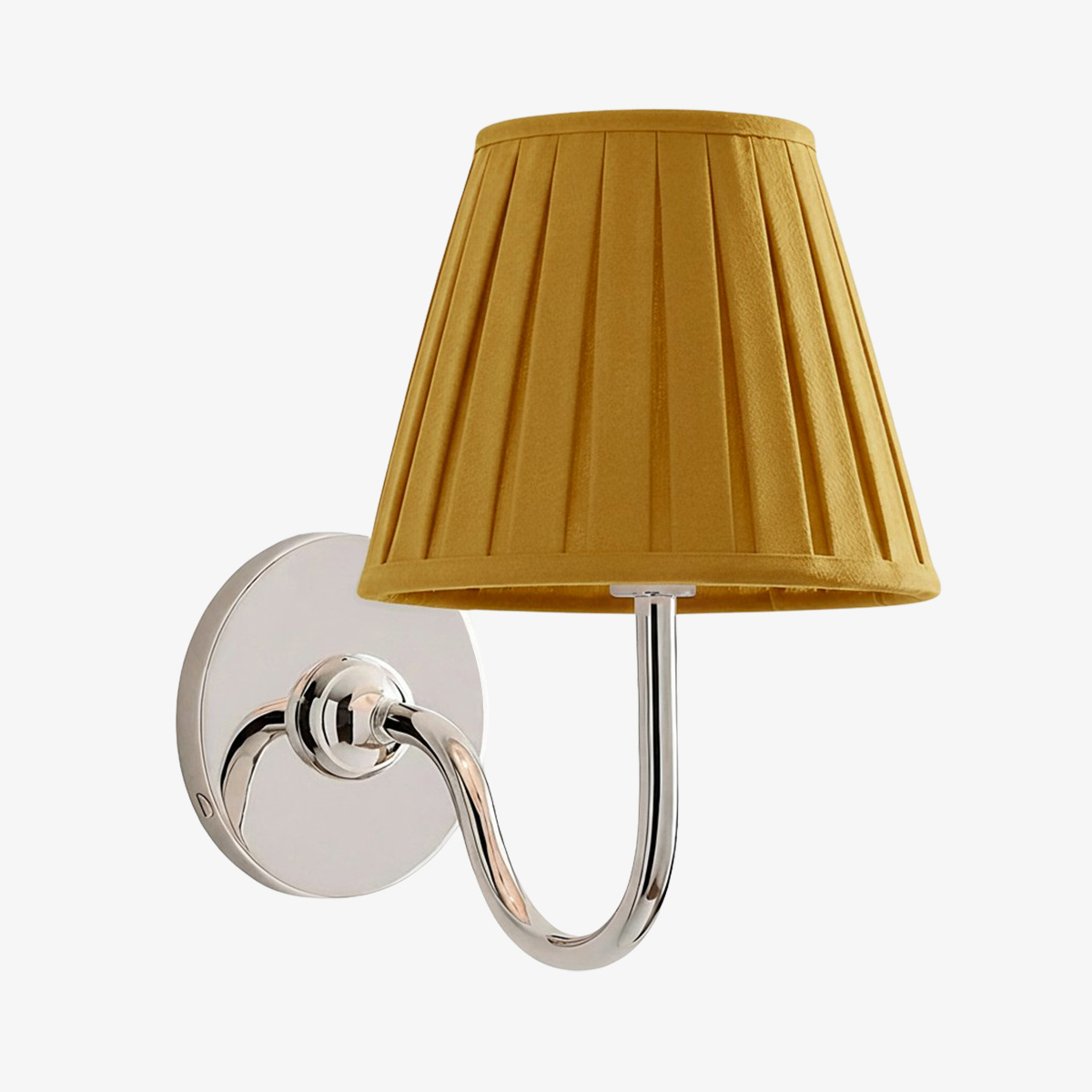 Pleated shade lamp product