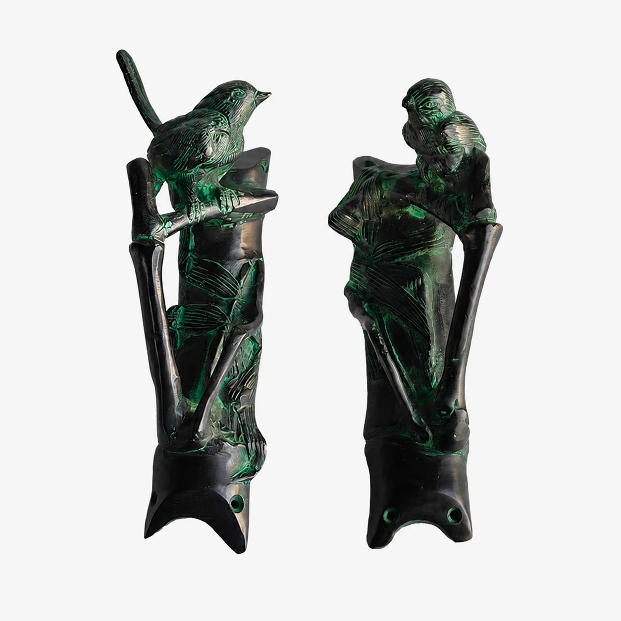 Handcrafted Brass Animal Door Handles 55