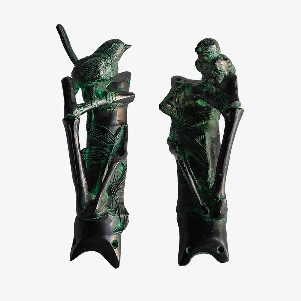 Handcrafted Brass Animal Door Handles 55