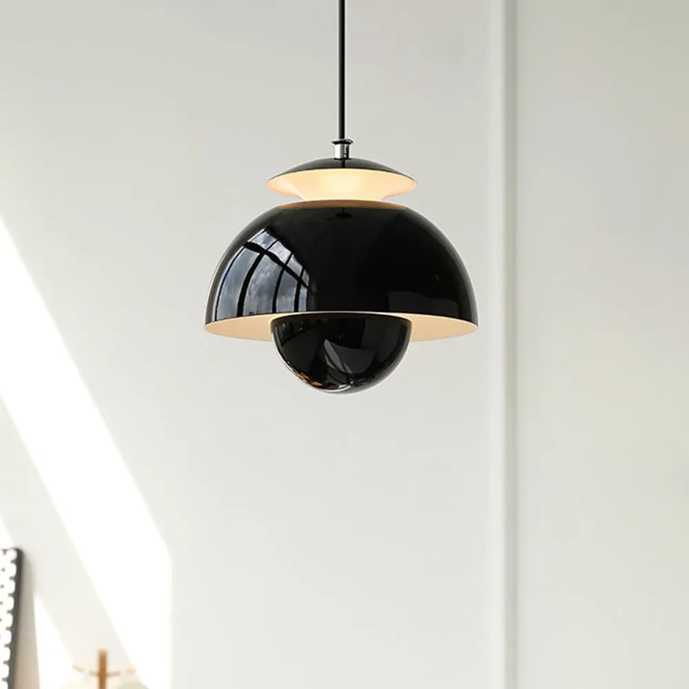 Macaron Flower Bud Metal Pendant Lamp S33