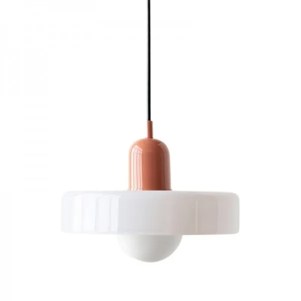 Morandi Disc Orb Glass Pendant Lamp S8
