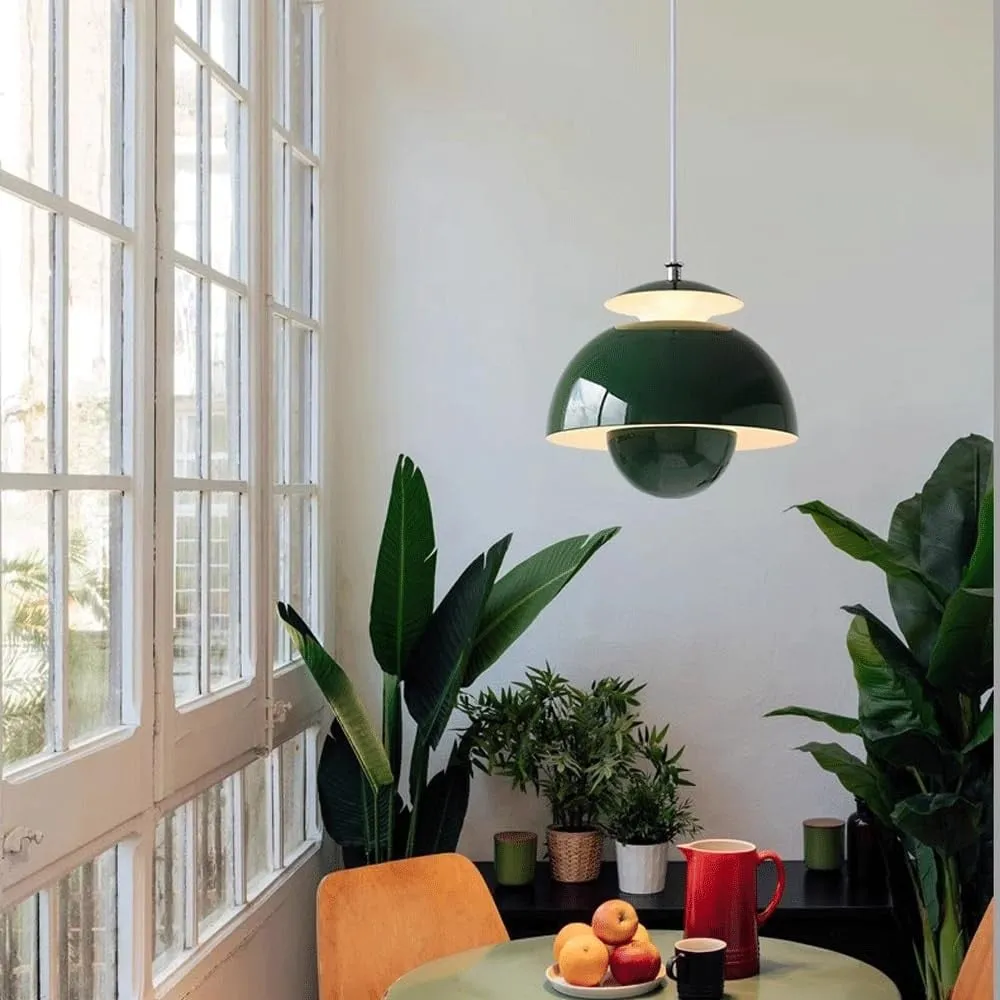 Macaron Flower Bud Metal Pendant Lamp S33