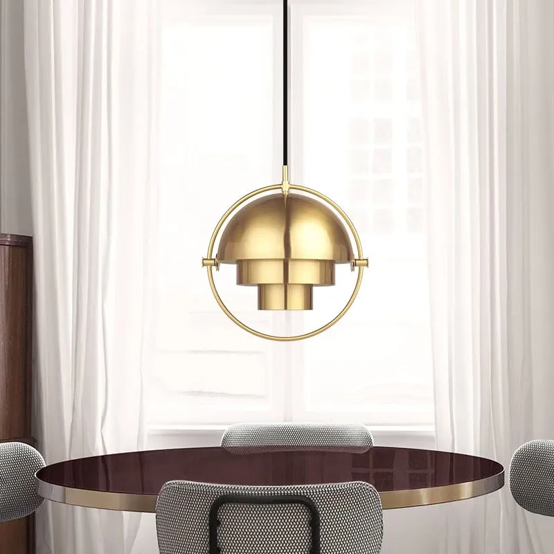 Danish Rotatable Metal Pendant Light S7