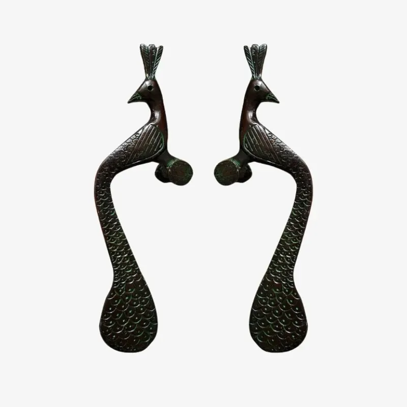 Handcrafted Brass Animal Door Handles 29