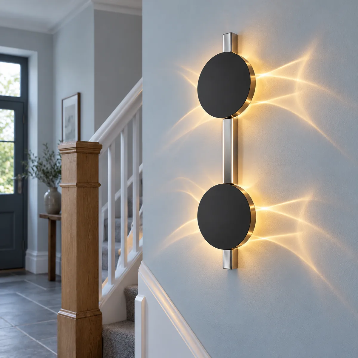 A Quiet Wall Disc with a Built-In Ripple