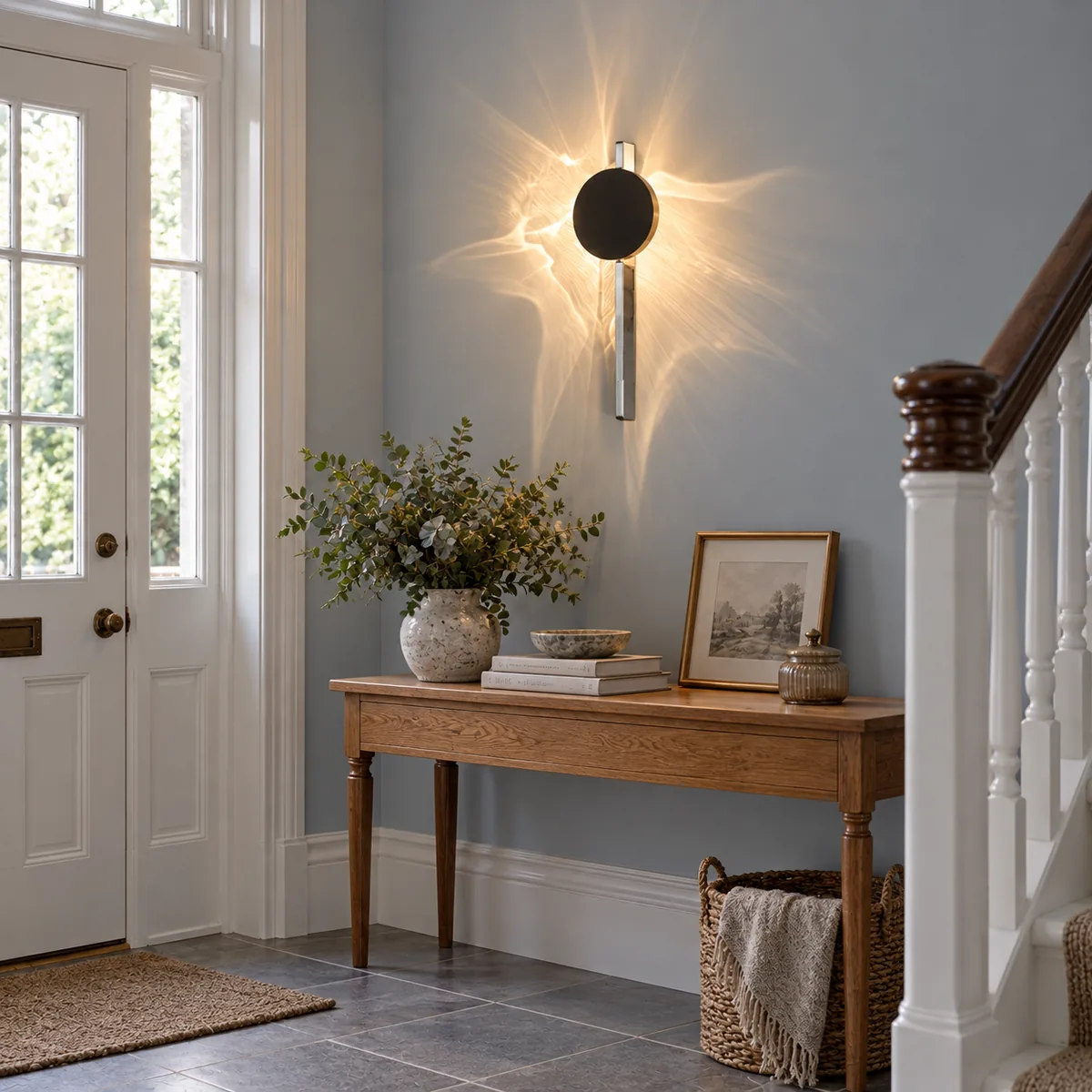 A Quiet Wall Disc with a Built-In Ripple