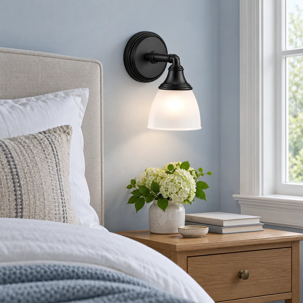 A Quiet Bell Sconce for the Wall