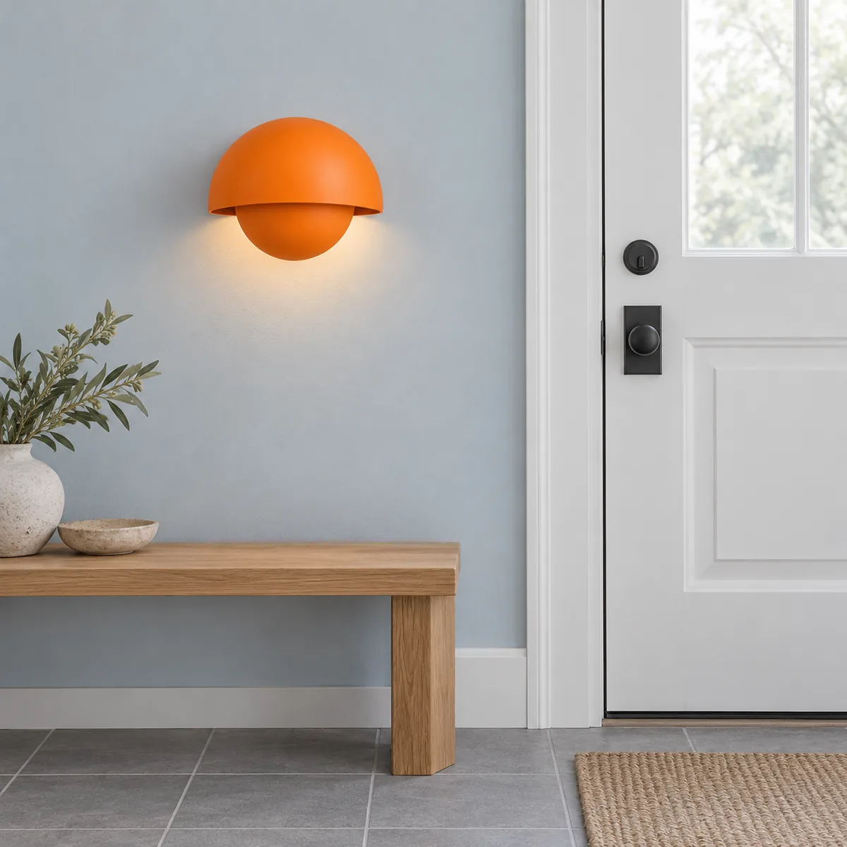 A Quiet Half-Dome Wall Light