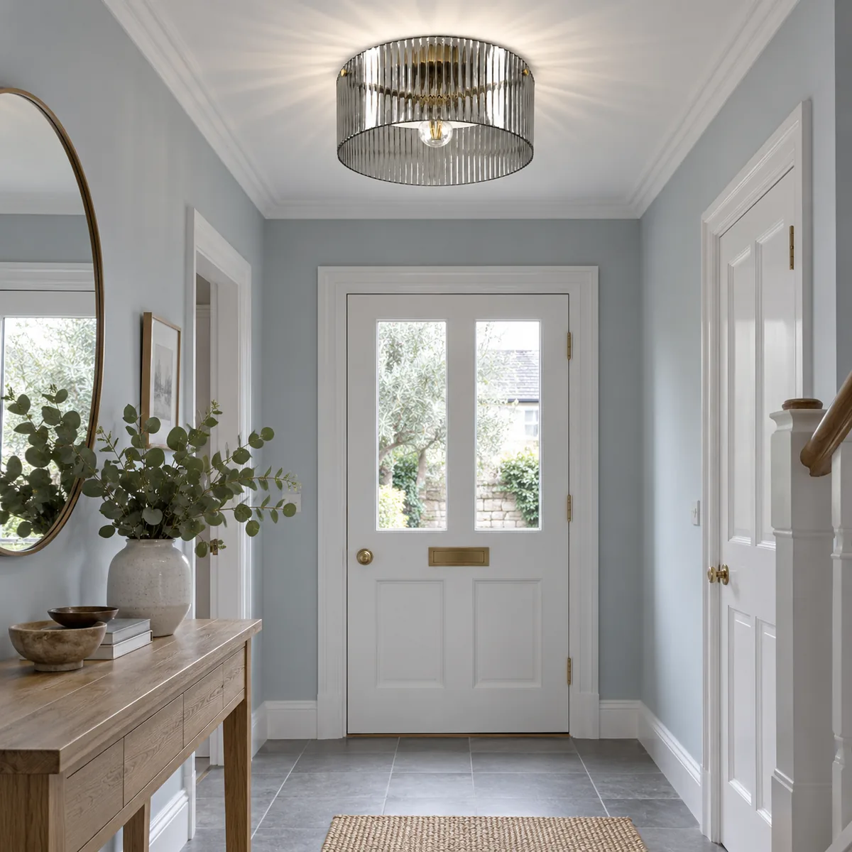 A Quiet Ribbed Drum for the Ceiling