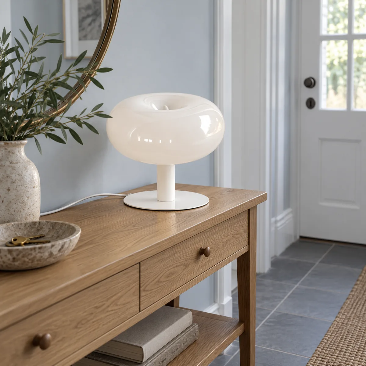 A Quiet Mushroom Lamp with Touch Dimming