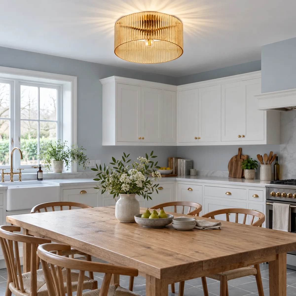 A Quiet Ribbed Drum for the Ceiling