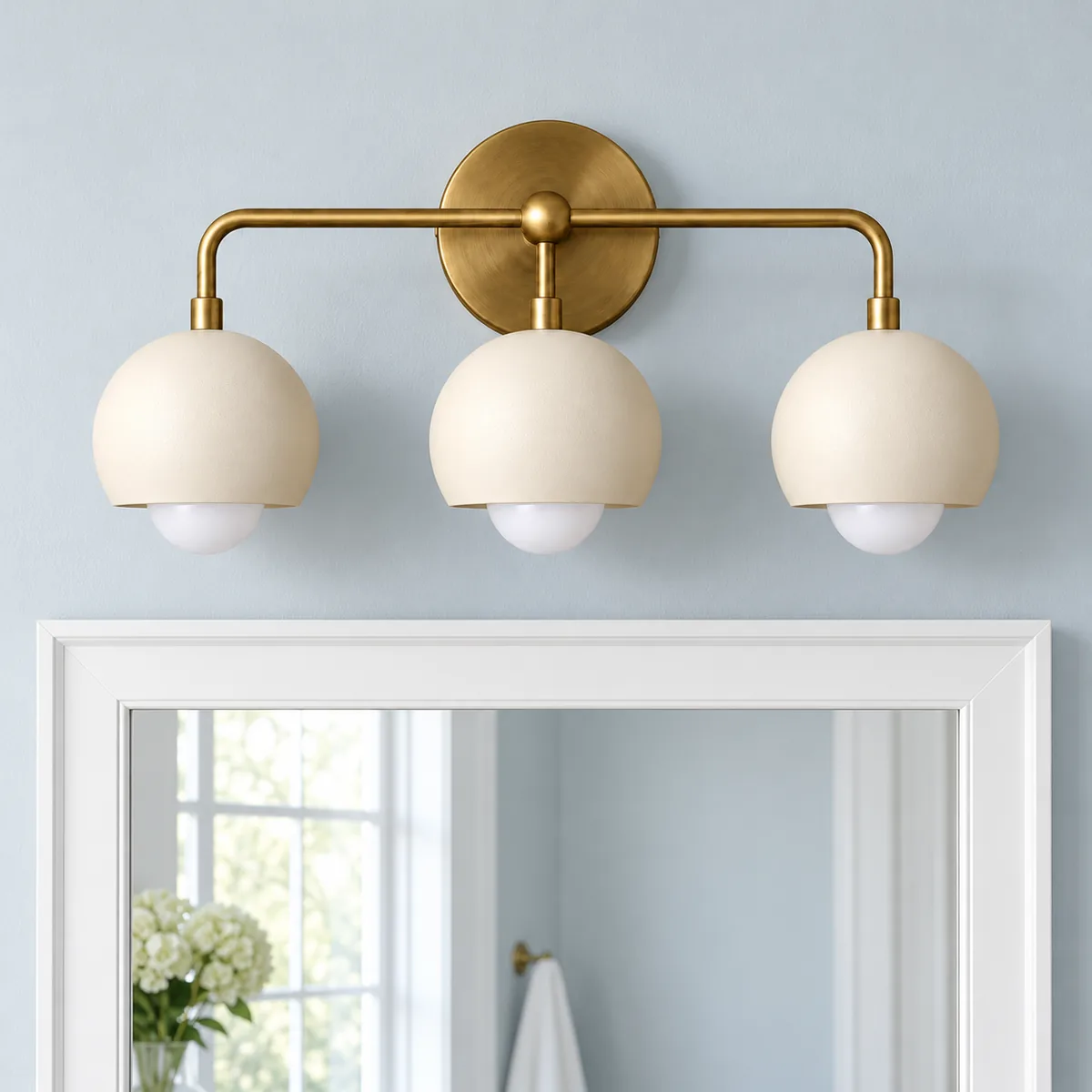 A Quiet Three-Shade Bar for the Mirror