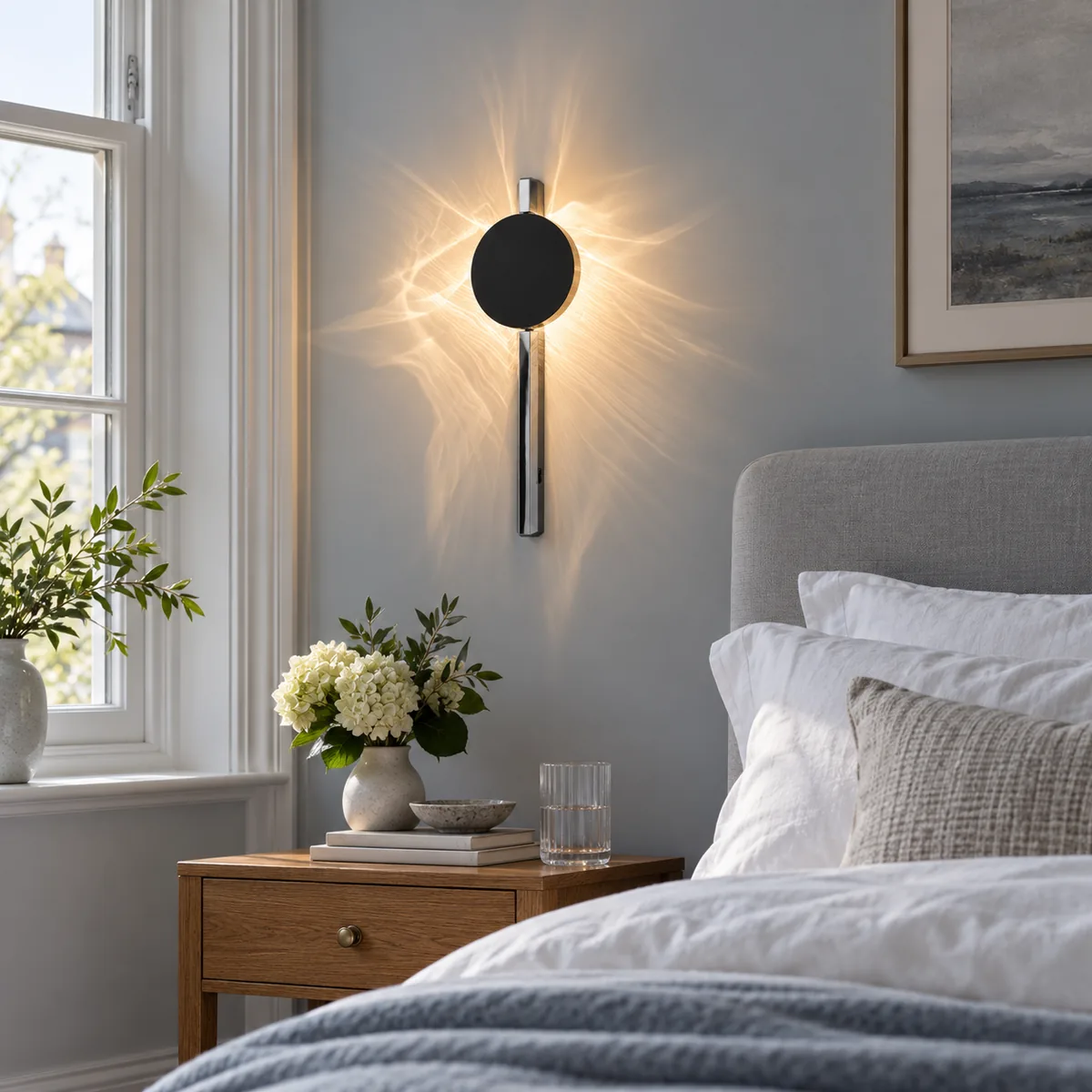 A Quiet Wall Disc with a Built-In Ripple