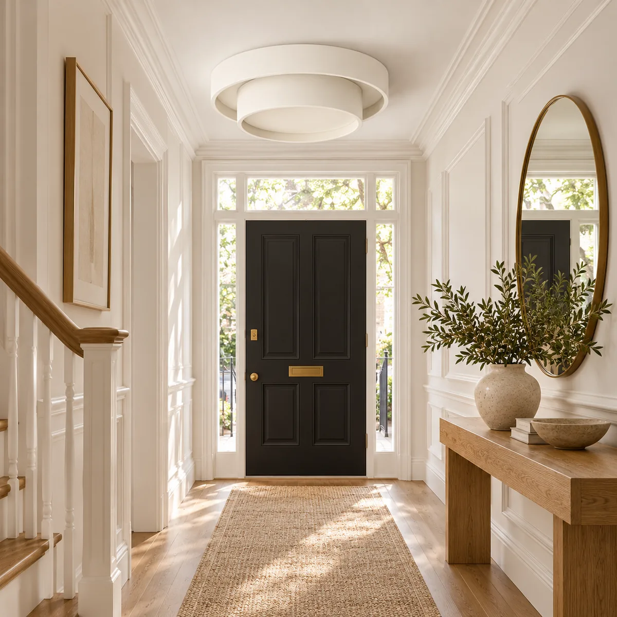 A Quiet Two-Tier Light for the Ceiling
