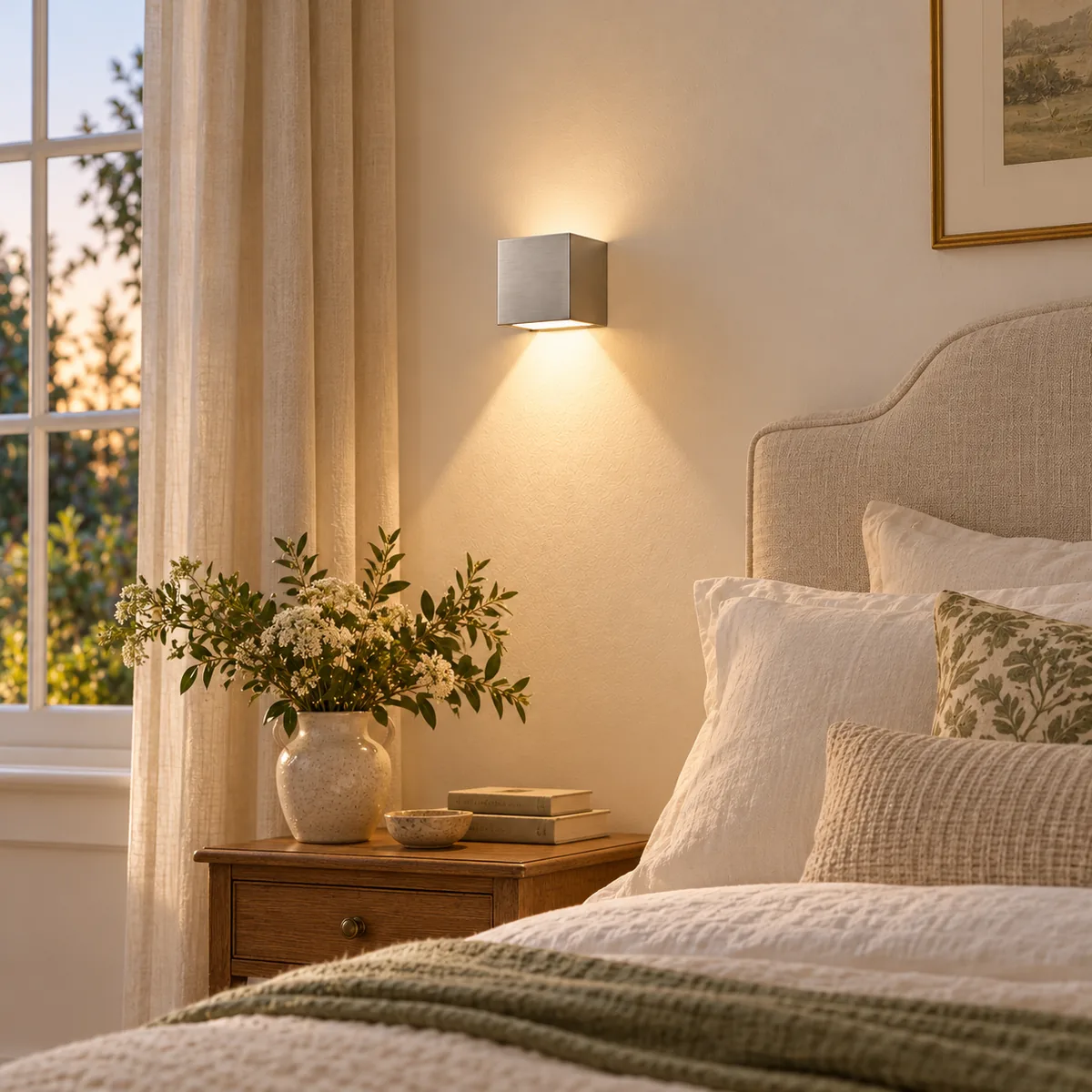 A Quiet Cube Light for the Wall