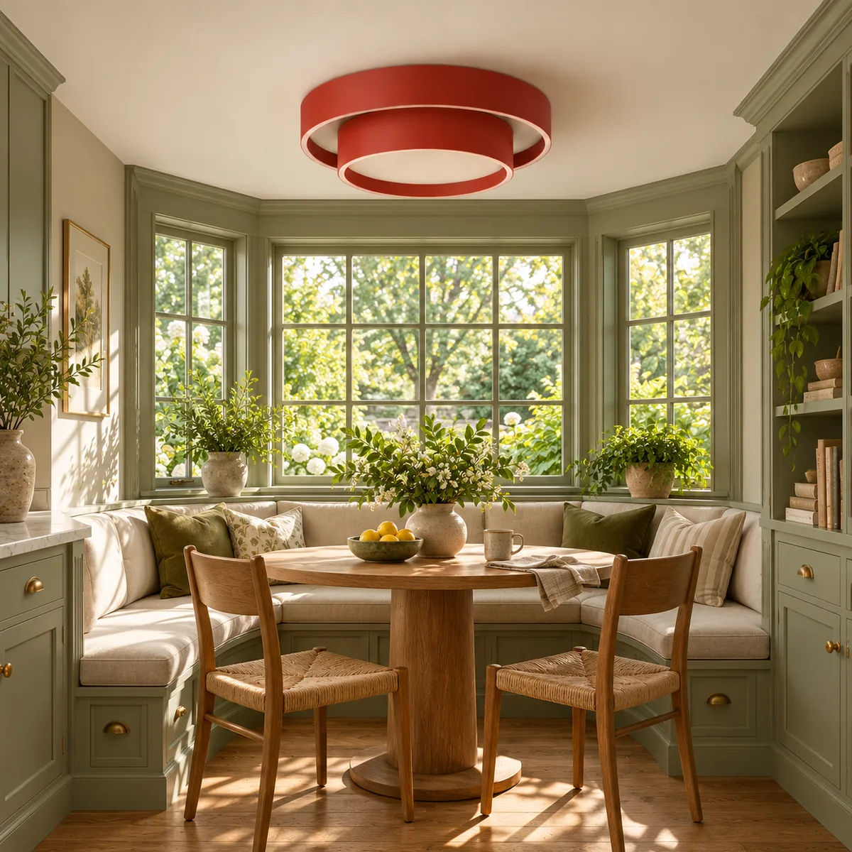 A Quiet Two-Tier Light for the Ceiling